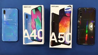 Samsung Galaxy A40 vs Samsung Galaxy A50 [upl. by Gallagher]