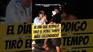 El día que KODIGO TIRÓ el DOBLE TEMPO MÁS LEGENDARIO y HUMILLÓ a DREFQUILA ☠️🔥 Kodigo Freestyle [upl. by Egdirdle]