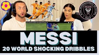 Lionel Messi Reaction  20 Dribbles That Shocked The World  Hes An Unstoppable Force [upl. by Fabian]