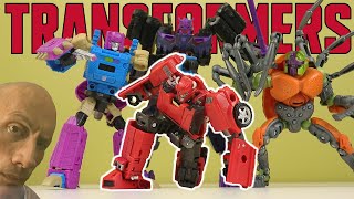 The Bully Cliffjumper 4 Pack  transformers Legacy Cliffjumper Tarn Squeezeplay And Tarantulas [upl. by Arihsa]