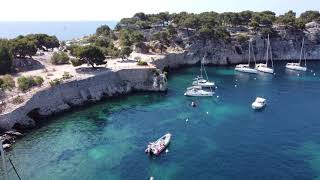 Les calanques Marseille Cassis La Ciotat  drone 4K [upl. by Relyk496]