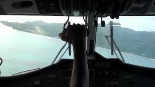 Mahé vers Praslin Seychelles en Twin Air Seychelles  17 mai 2012 [upl. by Nnylaf]