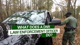 WHAT DOES A SCDNR LAW ENFORCEMENT OFFICER DO [upl. by Eselehs]