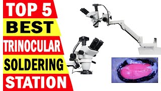 Top 5 Best Trinocular Stereo Microscope In 2023  Trinocular Zoom Stereo Microscope [upl. by Eira]