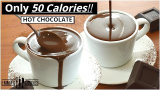 ONLY 50 Calories HOT CHOCOLATE  Creamy  Rich  AMAZING [upl. by Ayila]