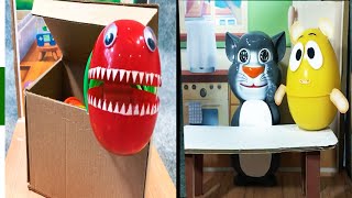 My Talking Tom va Talking Slitherio DIY [upl. by Suiluj542]