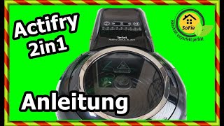 NEU Tefal Actifry 2in1 Anleitung Menü SoFie Haushalt Unperfekt Perfekt [upl. by Hsepid]