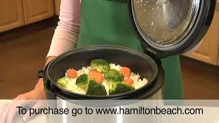 Hamilton Beach® Digital Simplicity™ Deluxe Rice CookerSteamer 37536 [upl. by Mohammad]