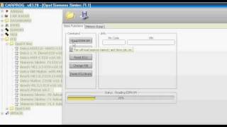 Opel ECU Z18XE Siemens Simtec 711 EEPROM memory read demonstration [upl. by Tristan]