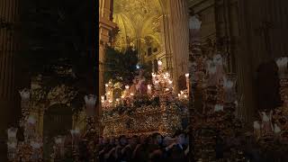 La Divina Pastora de Málaga entra a la Catedral para ser coronada [upl. by Blain]