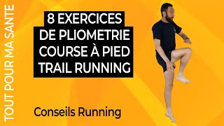 Pliométrie  8 exercices pour la course à pied et le trail [upl. by Attenyw]