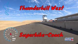 Motorcycle Track day at Thunderhill Raceway with SuperBike Coach [upl. by Aisila]