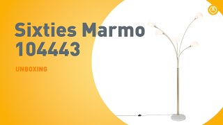 Vloerlamp Sixties Marmo 104443  UNBOXING [upl. by Lisk]