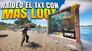 RAIDEE un 1x1 y no CREERAS lo que ENCONTRE  RUST  Gameplay español [upl. by Jareb]