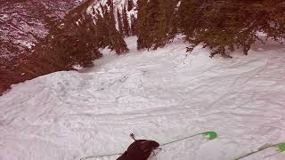 Eden Aspen highlands 50’ish degree pitch [upl. by Alessandra]