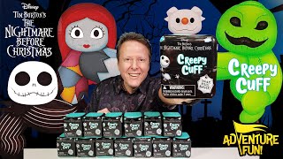 Nightmare Before Christmas 8 Creepy Cuff Spooky Character Toys AdventureFun Toy review [upl. by Pantia507]