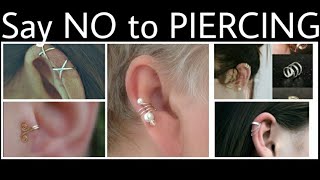 ear cuffs say no to piercing [upl. by Prescott678]