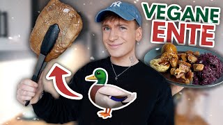 Wie schmeckt Vegane Ente Weihnachtsessen 🦆  Fabi Wndrlnd [upl. by Agripina]