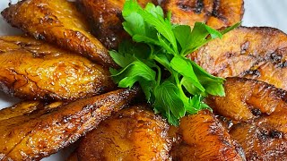 How To Fry Sweet Plantain Detailed Video Delicious amp Tasty  The Best Fried Sweet Plantain Ever [upl. by Zelle]