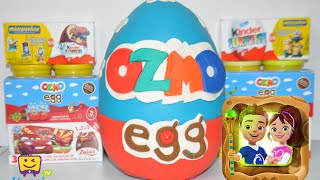 Ozmo Egg Dev Sürpriz Yumurta Açma  Oyun Hamuru YuppiTV Ozmo Fun Oyuncak [upl. by Kaehpos]