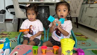 NiaNova Twins PlayDoh น้องแฝดแป้งโดหรอ amp Family กำลังถ่ายทอดสด [upl. by Florin]