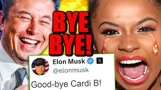 Its OVER For Cardi B After INSANE MELTDOWN Elon Musk Gets The LAST LAUGH [upl. by Ivgnout]