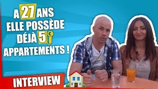 A 27 ans elle possède déjà 5 appartements [upl. by Laersi]