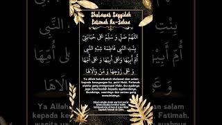 Sholawat Sayyidah Fatimah Az Zahro [upl. by Norrie]