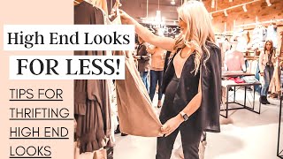 THRIFTING TIPS FOR HIGH END LOOKS  Thrifting Haul 2021 [upl. by Lesly321]