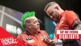 DAY ONE IN BUDAPEST COMPLETE  Day One Evening Highlights  2024 Hungarian Darts Trophy [upl. by Kitrak285]