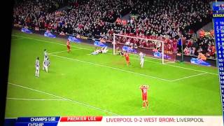 Liverpool vs West Brom 2013 Highlights [upl. by Dahraf575]