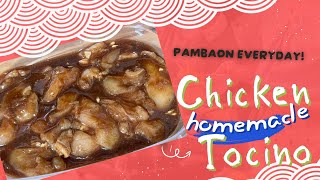 Homemade Chicken Tocino Pambaon Everyday Kids Favorite Easy Recipe Marinated Ulam [upl. by Nnaeus493]