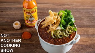 WHEAT BEER CHILI WITH MEXICAN CHOCOLATE [upl. by Indyc]