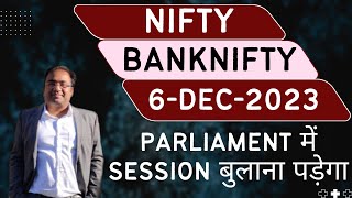 Nifty Prediction and Bank Nifty Analysis for Wednesday  6 December 2023  Bank NIFTY Tomorrow [upl. by Estis]