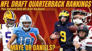 Should the Washington Commanders pick Daniels or Maye 2024 NFL Draft QB Rankings  KUWTC S3E35 [upl. by Nitsuga406]