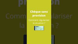 Chèque sans provision [upl. by Cestar]