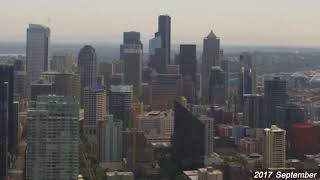 Seattle 3 Year Timelapse Video from the Space Needle [upl. by Essilem]