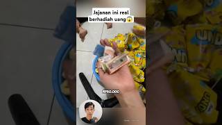 Jajanan ini real berhadiah uang😱 shorts unboxing jajanan berhadiahuang [upl. by Fantasia]