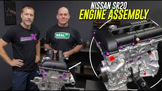 Fully Built Nissan SR20 Engine Assembly With Mazworx  600HP [upl. by Grimbald]