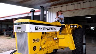 TWO TIME CHAMPION Tractor Restorer Brings This 1968 Minneapolis Moline G1000 Vista Back To Life [upl. by Hannad407]