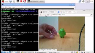 Python socket server to send camera image to client II [upl. by Leicester]