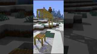 How to Place Scaffolding on Item Frame Maps in Minecraft [upl. by Korfonta]