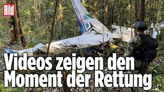 40 Tage im Regenwald überlebt DAS ist der Moment der Rettung  Kolumbien [upl. by Ianthe]