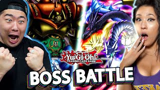 Dueling with FTIER BOSS MONSTERS Gate Guardian vs Five Headed Dragon in YuGiOh Master Duel [upl. by Nananne]