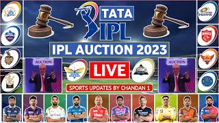 Tata IPL Player Auction Live Streaming  IPL 2023 Mini Auction Live  IPL Player Auction 2023 Live [upl. by Hsirrap]