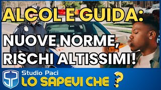 NUOVO CODICE DELLA STRADA  ALCOL E GUIDA  NUOVE NORME  LO SAPEVI CHE [upl. by Nayhr]