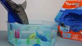 HexBug AquaBot 20  Shark Tank detailed Play Test Review  Snapping Catching Splashing fun [upl. by Jacki]