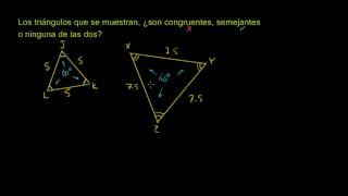 Triángulos congruentes y semejantes [upl. by Hicks]