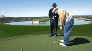 Dave Pelz Short Putt Drill [upl. by Aihsoek]