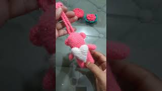 Crochet Teddy keyring inspired by ImSol amp Ryu Sun Jae matching keyring in lovely runner 🧸🧸 [upl. by Ramor]